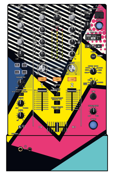 Pioneer DJ DJM 450 Skin Comic